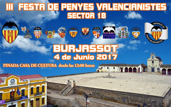 cartel Fiesta Peñas Valencianistas