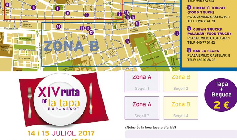 Ruta de la Tapa Julio 2017