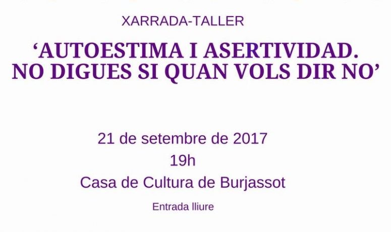 Taller Espai Dona autoestima 21-09-2017