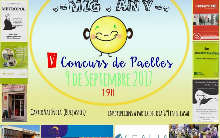 V Concurso Paellas Falla Mariano Benlliure 9-09-2017