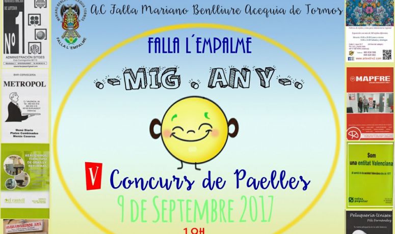V Concurso Paellas Falla Mariano Benlliure 9-09-2017