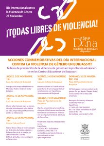 Cartel Actividades Dona cast