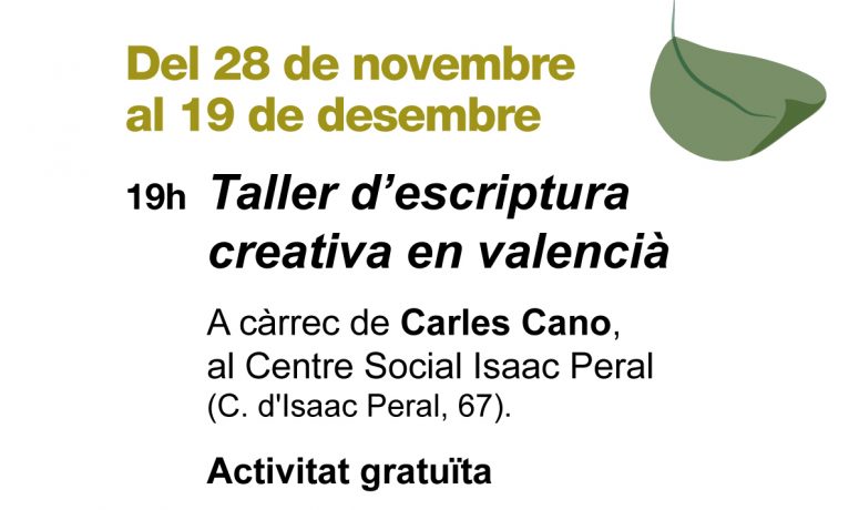 taller escriptura creativa