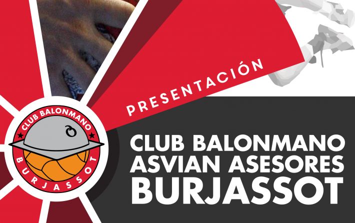 Cartel presentacion Club Balonmano Burjassot 20-01-2018