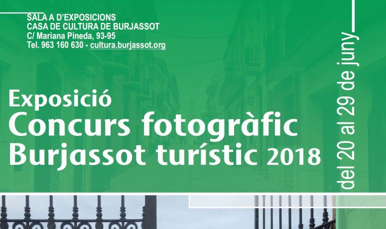 Expo Concurso BURJASSOT FOTOGRÁFICO Turismo 20-06-2018