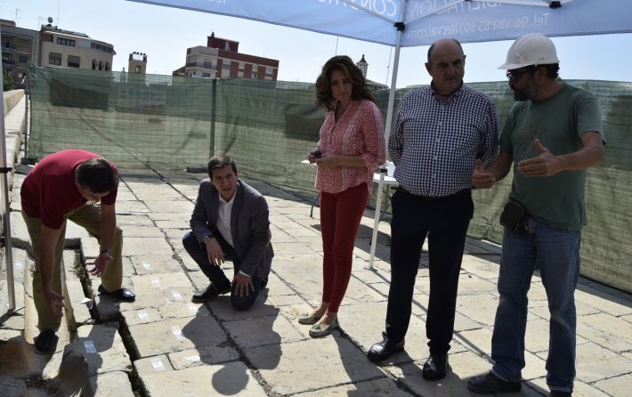 Obras enlosado Los Silos