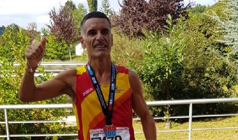 Euardo G. Velasco Ultrafondo 100km medalla bronce