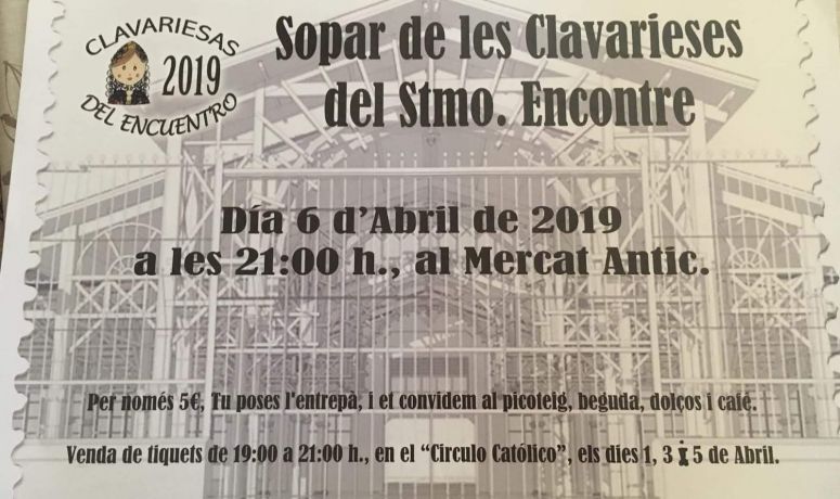 Cena Clavaría Encuentro 6-04-2019