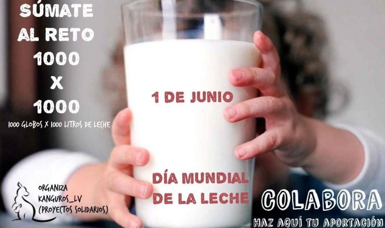 Cartel Día Mundial de la leche 1 de junio 2019