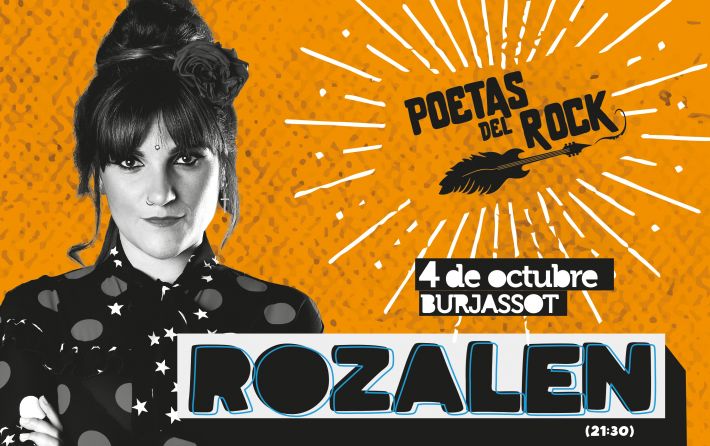 Cartel Poetas Burjassot Rozalen