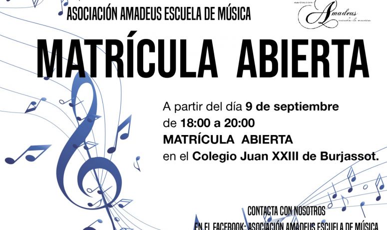 Matrícula Amadeus 2019