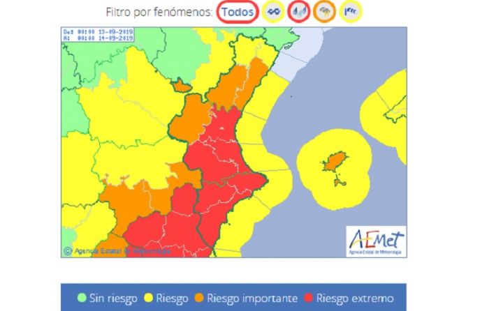 suspensión clases