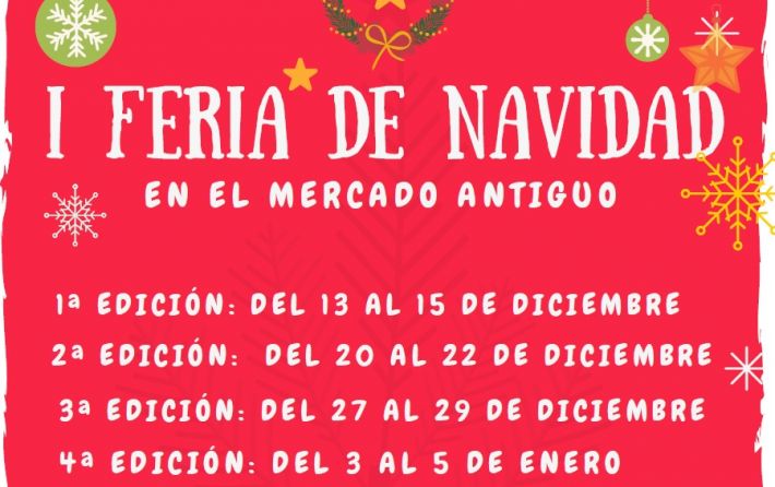 Cartel I Feria de Navidad 2019