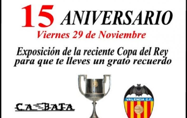 XV Aniversario Peña Valencianista Ca Bata 29-11-2019