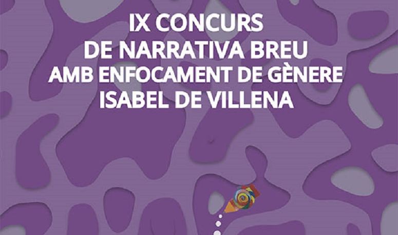 CARTELL IX CONCURS DE NARRATIVA BREU AMB ENFOCAMENT DE GÈNERE ISABEL DE VILLENA 2020