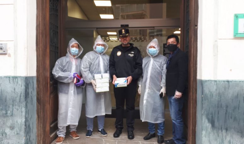 PLB- donación mascarillas