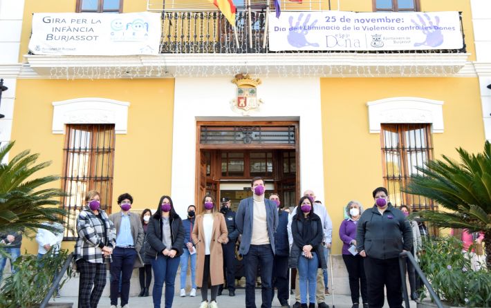 Minuto de silencio violencia género