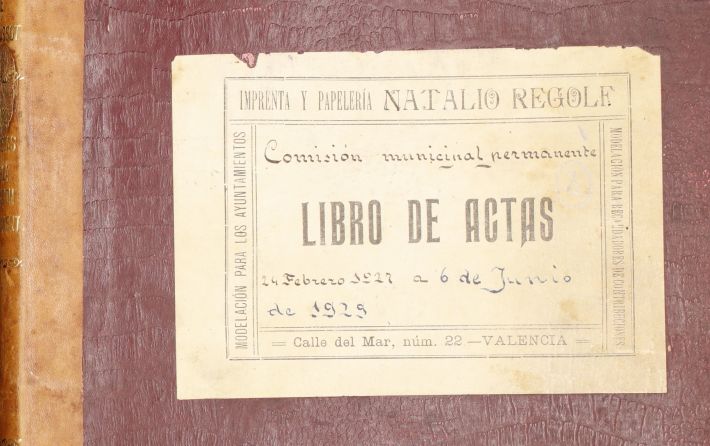 Libro de actas