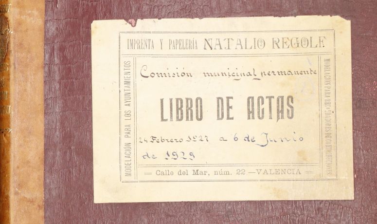 Libro de actas