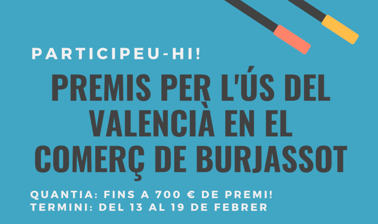 Premis a l'Ús del Valencià en el Comerç de Burjassot 2020