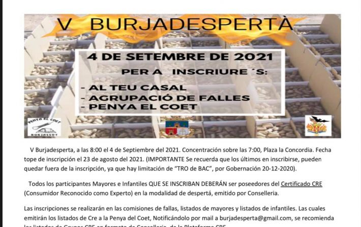 Burjadespertà 4-09-2021