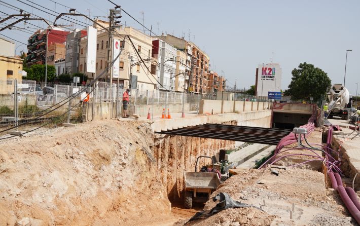 Obras soterramiento agosto 2021