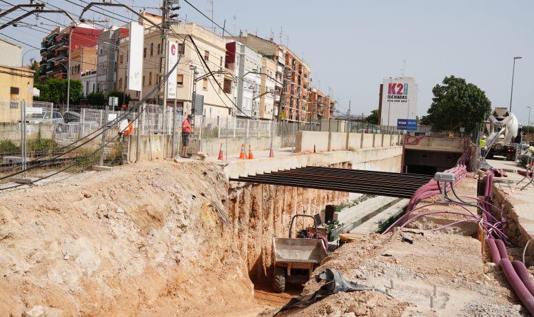 Obras soterramiento agosto 2021