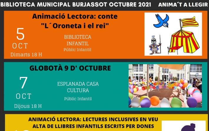 Cartel Bibliotecas Octubre 2021