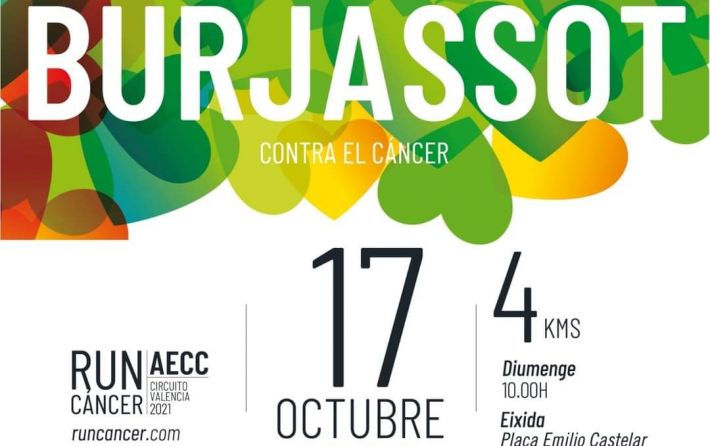 Marcha contra el cáncer Burjassot 17-10-2021