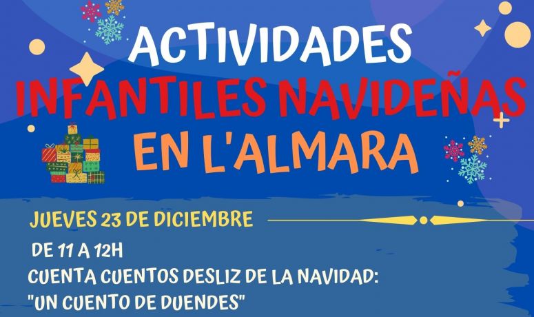 Actividades Infantiles Mercado l'Almara diciembre 2021