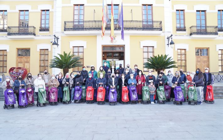 Entrega carros y paletillas