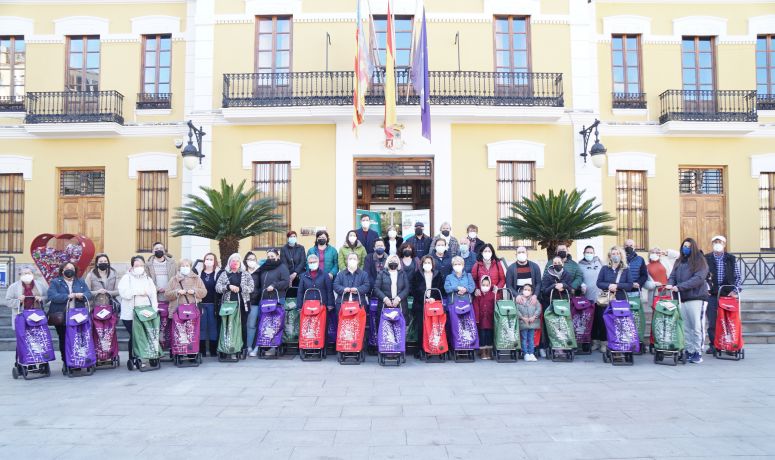 Entrega carros y paletillas