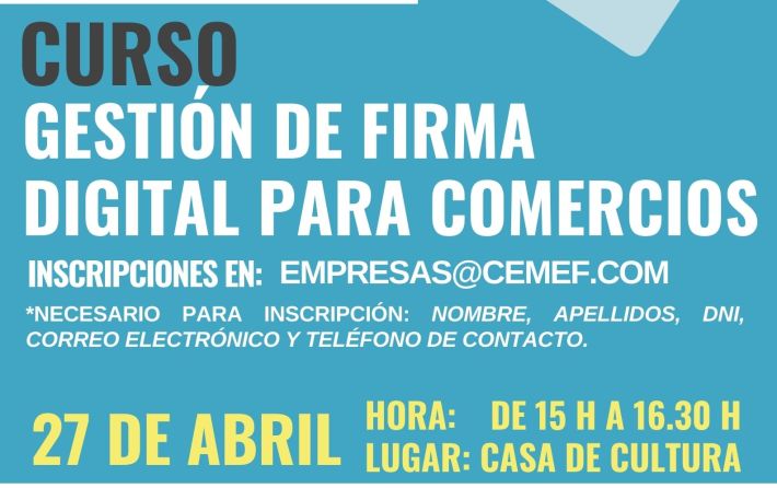 Cartel Curso Comercio 27-04-2022