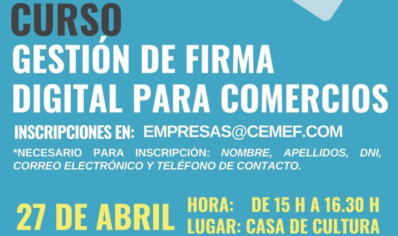 Cartel Curso Comercio 27-04-2022