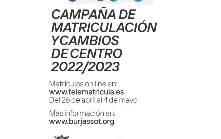 Cartel matriculación 2022-23 cast