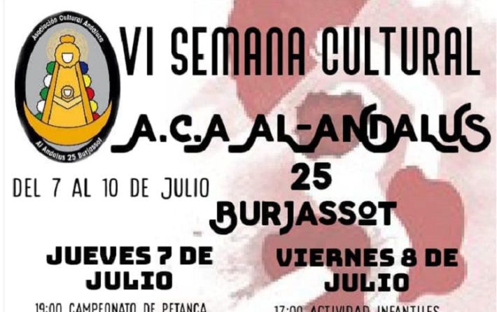 VI Semana Cultural Al Andalus Burjassot julio 2022
