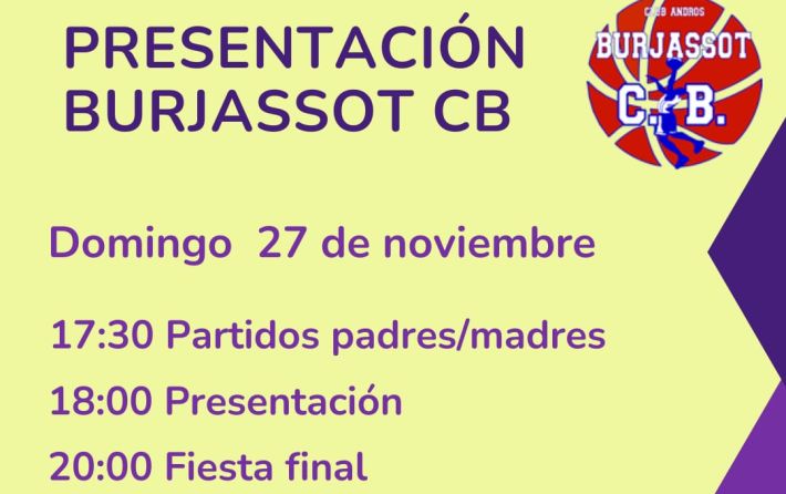Presentación Burjassot CB 27-11-2022