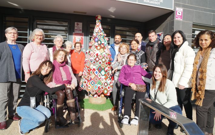 Árbol de Navidad ganchillo Barris Inclusius