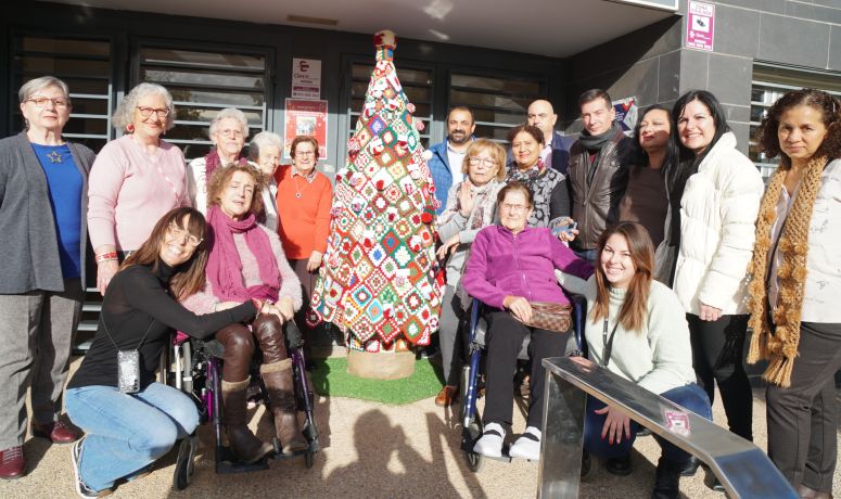 Árbol de Navidad ganchillo Barris Inclusius