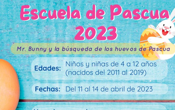 Cartel Escuela de Pascua 2023