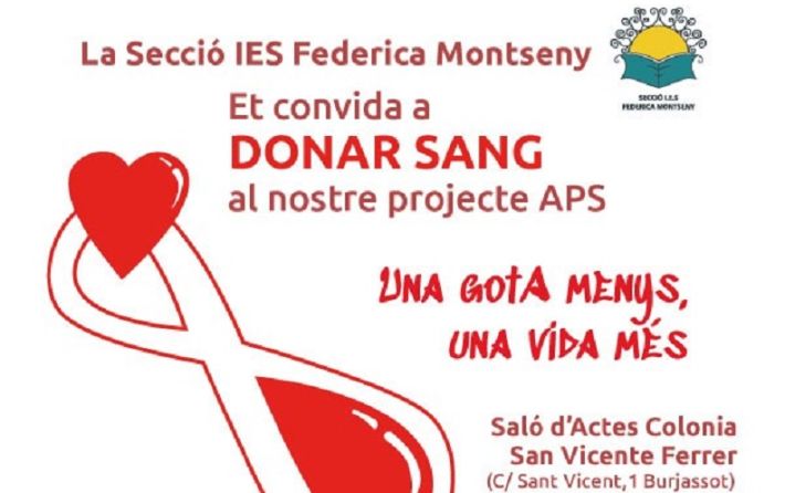 Donación de sangre IES Federica Montseny 18-05-2023