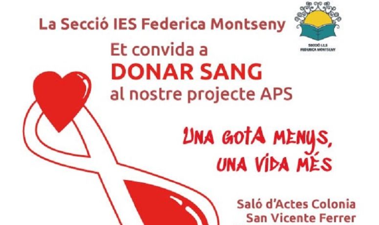 Donación de sangre IES Federica Montseny 18-05-2023