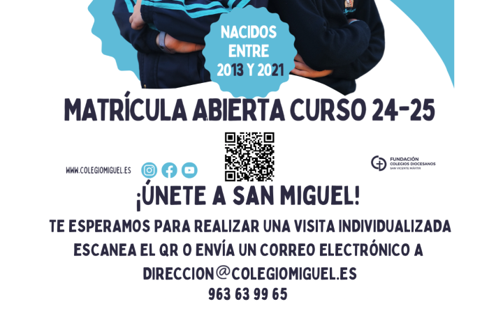 Colegio San Miguel puertas abiertas