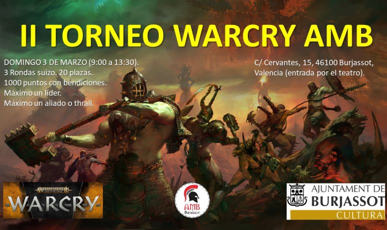 II Torneo Warcry AMB 3-03-2024