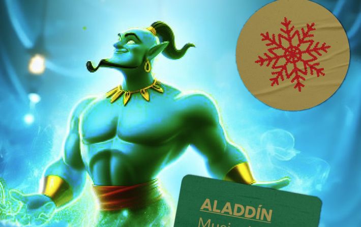 Aladdin logo cast
