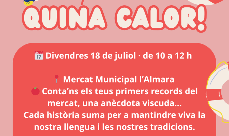 Quina Calor Mercat l'Almara 18-07-2025
