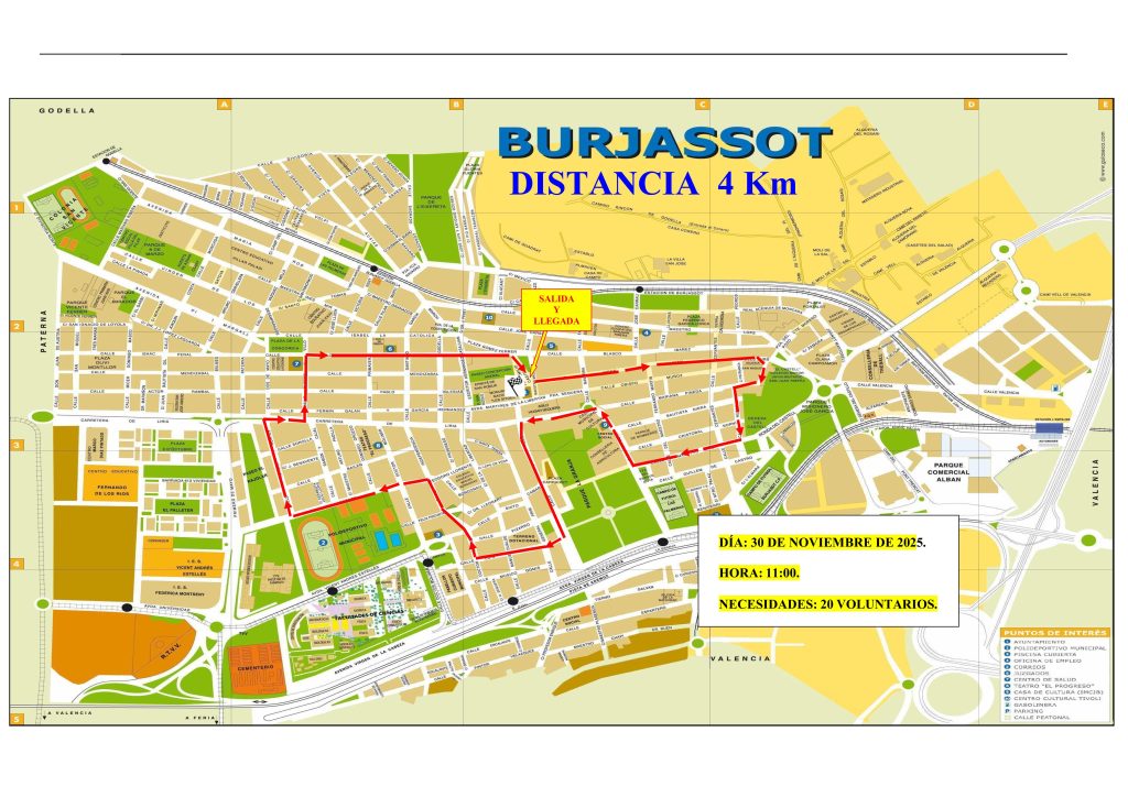 Plano Circuito Volta a Peu contra la Violencia de Género 2025