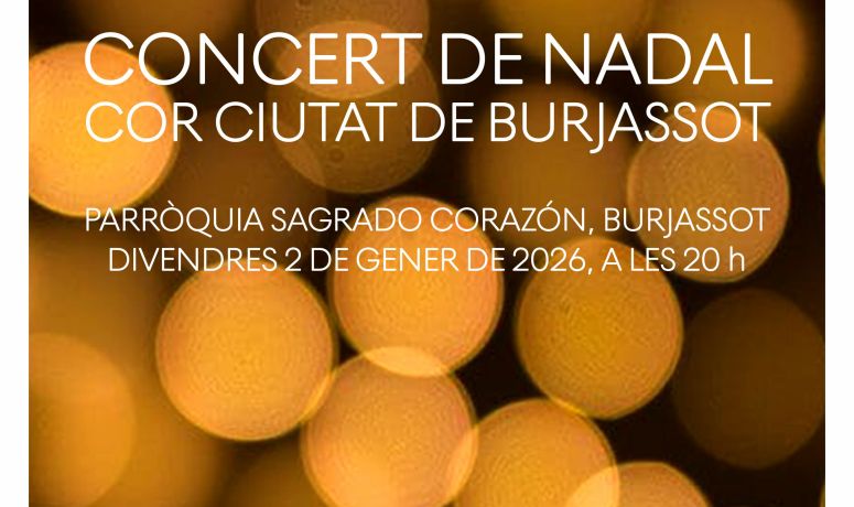 Concierto Navidad Cor Ciutat de Burjassot 2-01-2026
