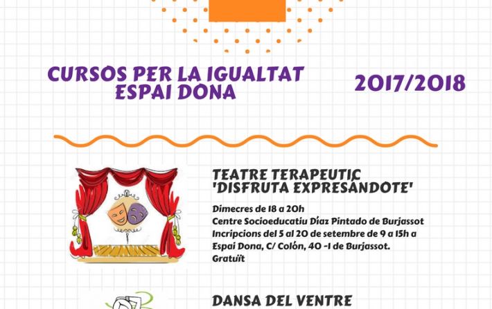 CURSOS PER LA IGUALTAT 2017