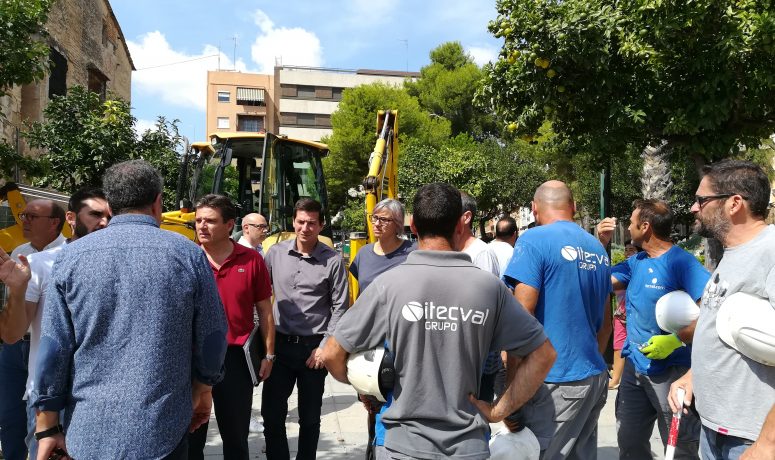 Obras muro Los Silos 2